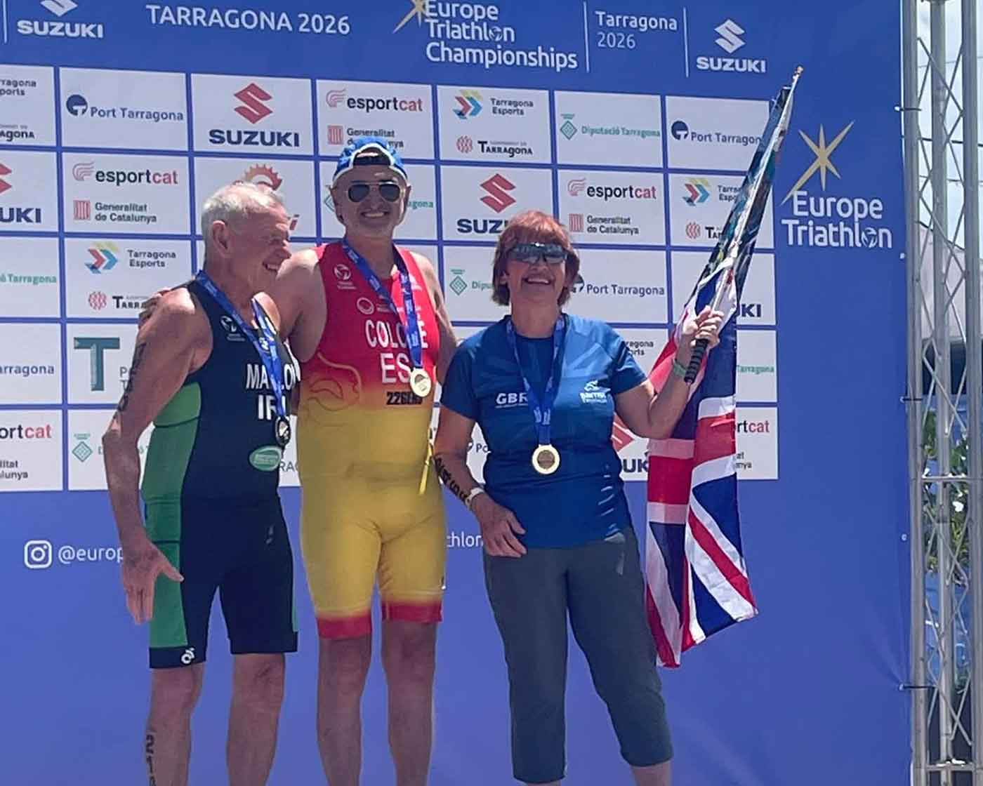 Anne travelled to Tarragona, Spain, to represent Great Britain at the European Triathlon Championships